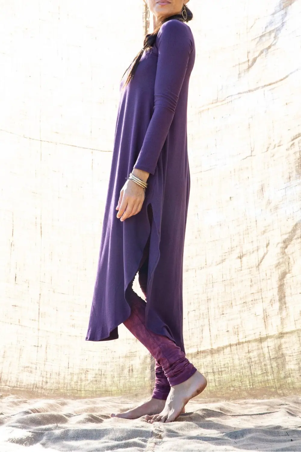 North Wind Dress - Aubergine