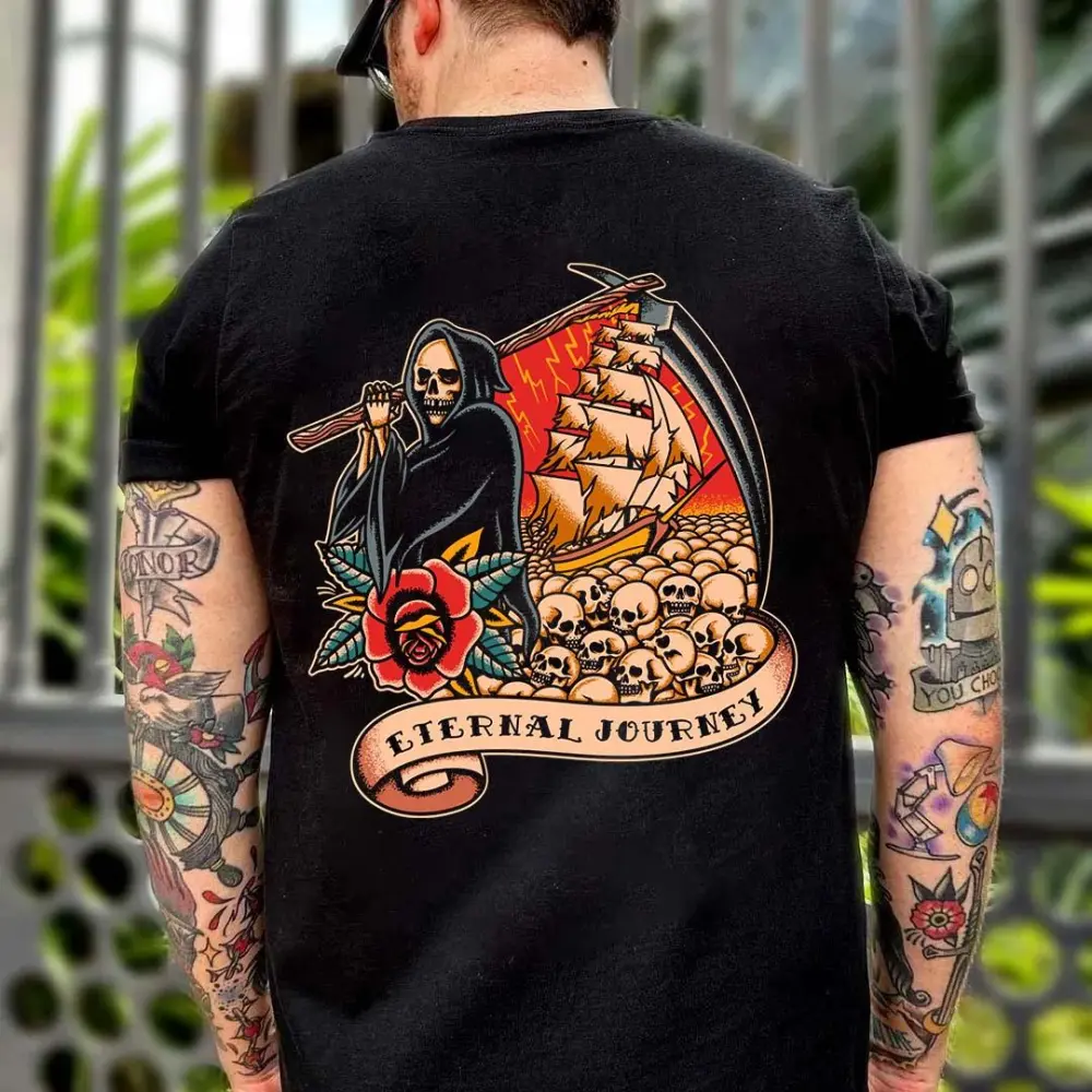 Eternal Journey Printed Men's T-shirt