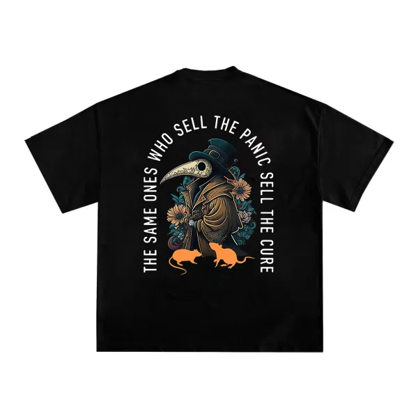 The Same Ones Who Sell The Panic Sell The Cure Printed Men's T-shirt