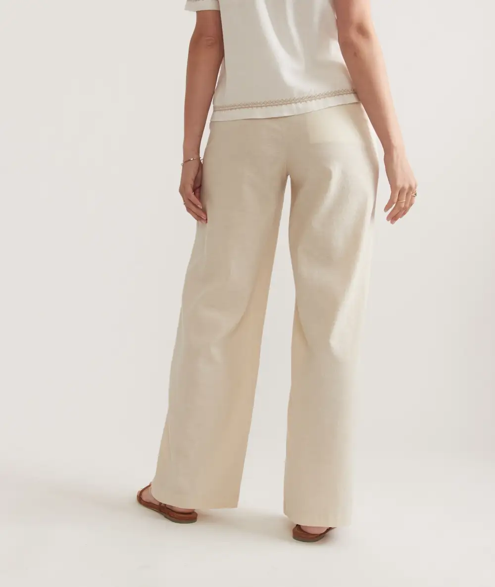 Casual Natural Trousers