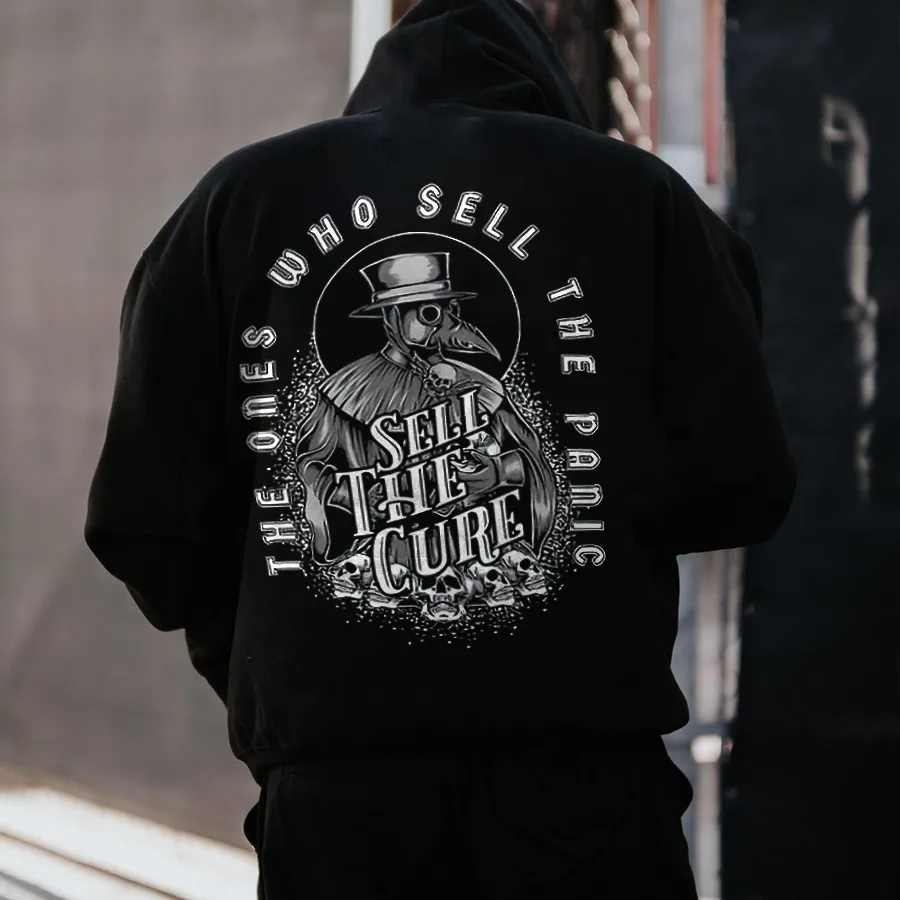 The Ones Who Sell The Panic Printed Men's Hoodie