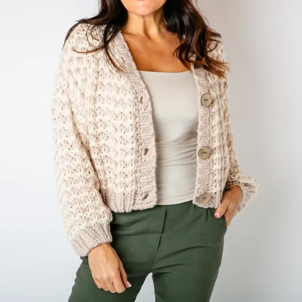 Breezy Wool Cardigan