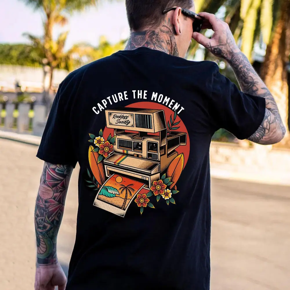 Capture The Moment Printed Men's T-shirt