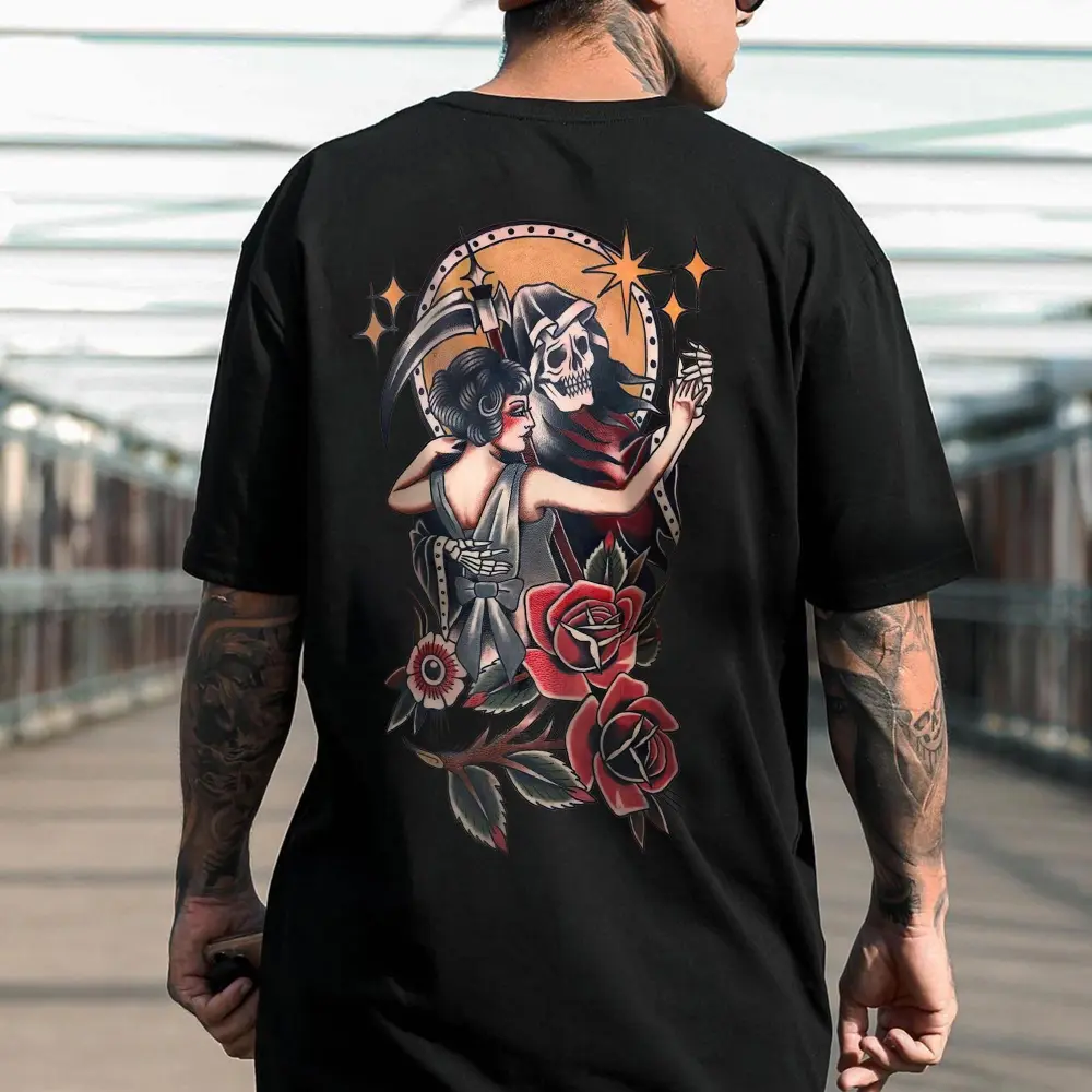 Flirting With Death Printed Men's T-shirt
