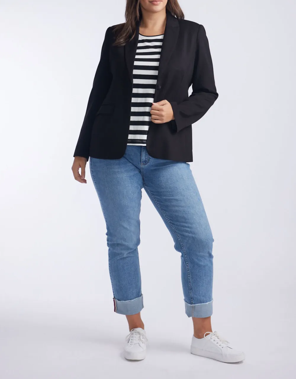 Timeless Ponte Blazer - Black