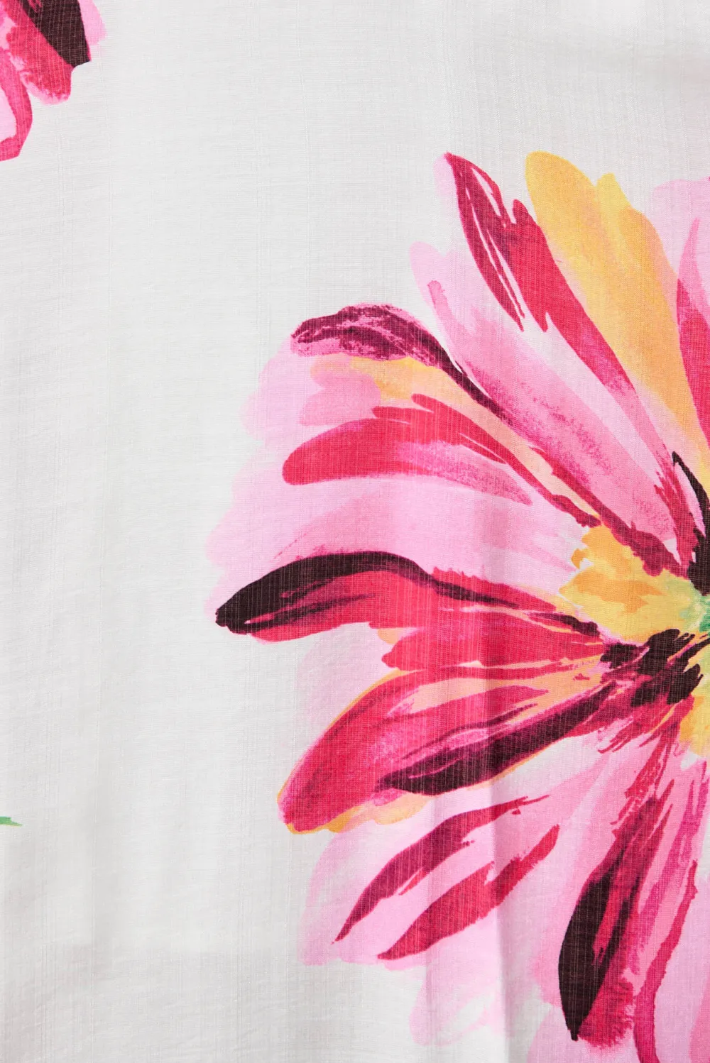 White Based Floral Print Slip Maxi Dress