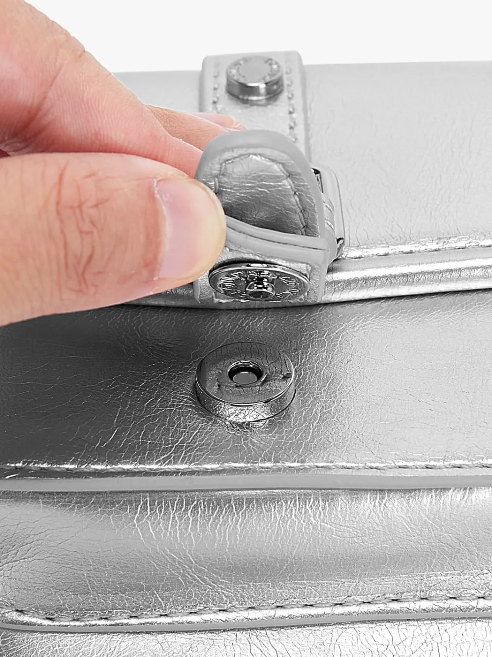 Mia Wide Strap Vegan Leather Crossbody Bag