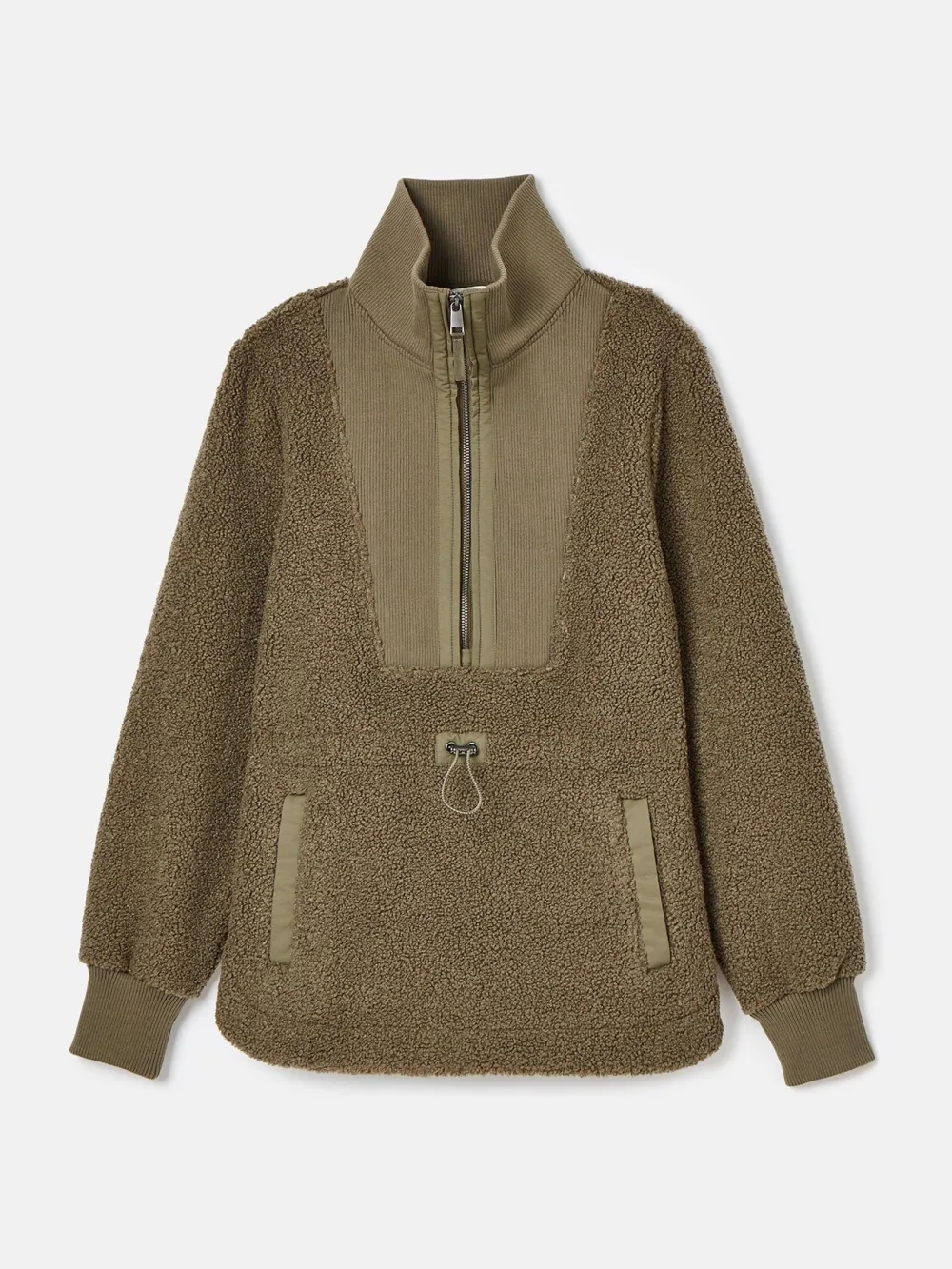 Thurleston Khaki Green Borg Fleece