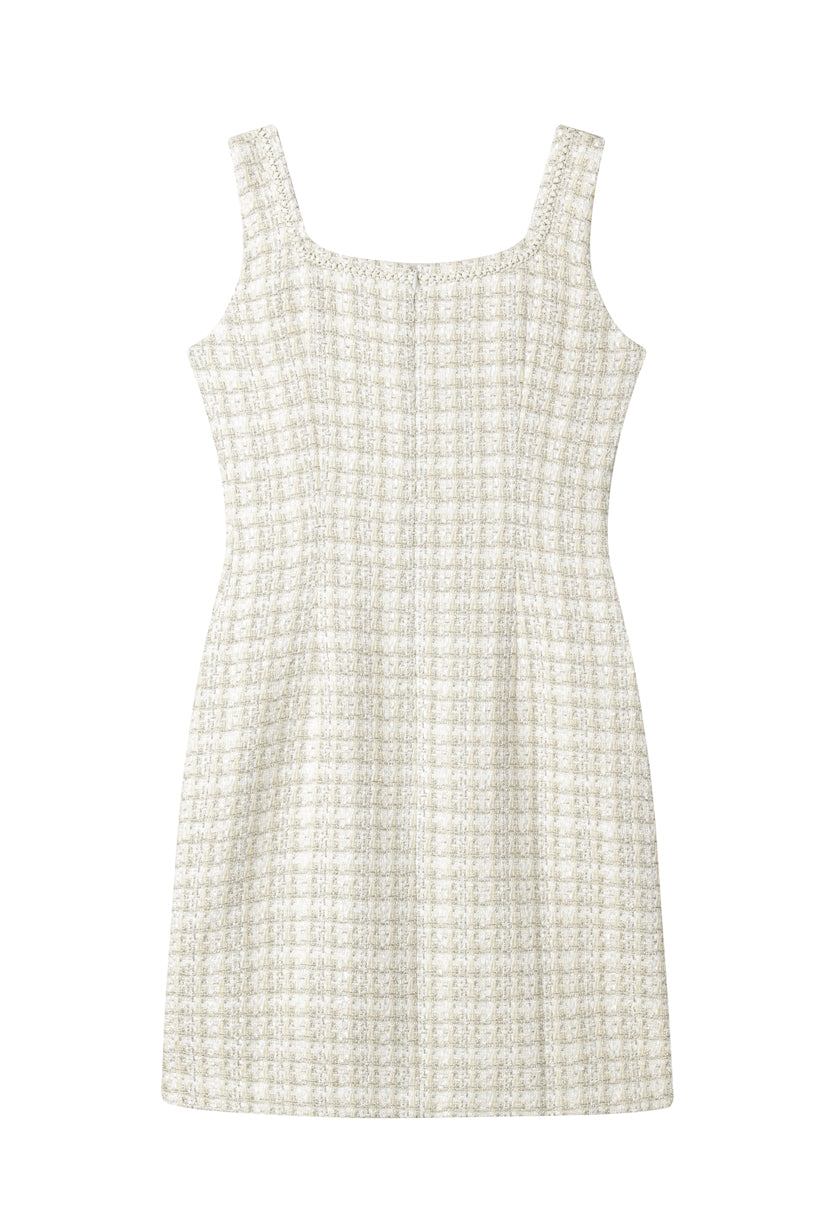 Lany Tweed Dress - Cream