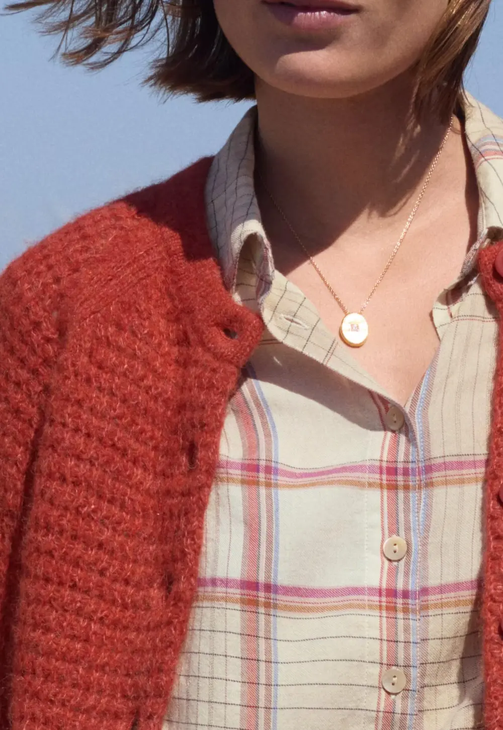 Button-through cardigan