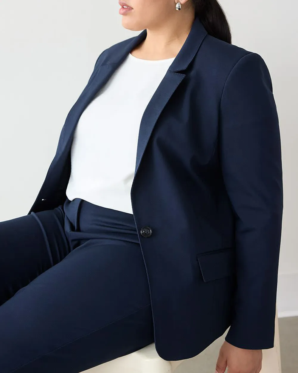 Structured Blazer - The Classic Stretch