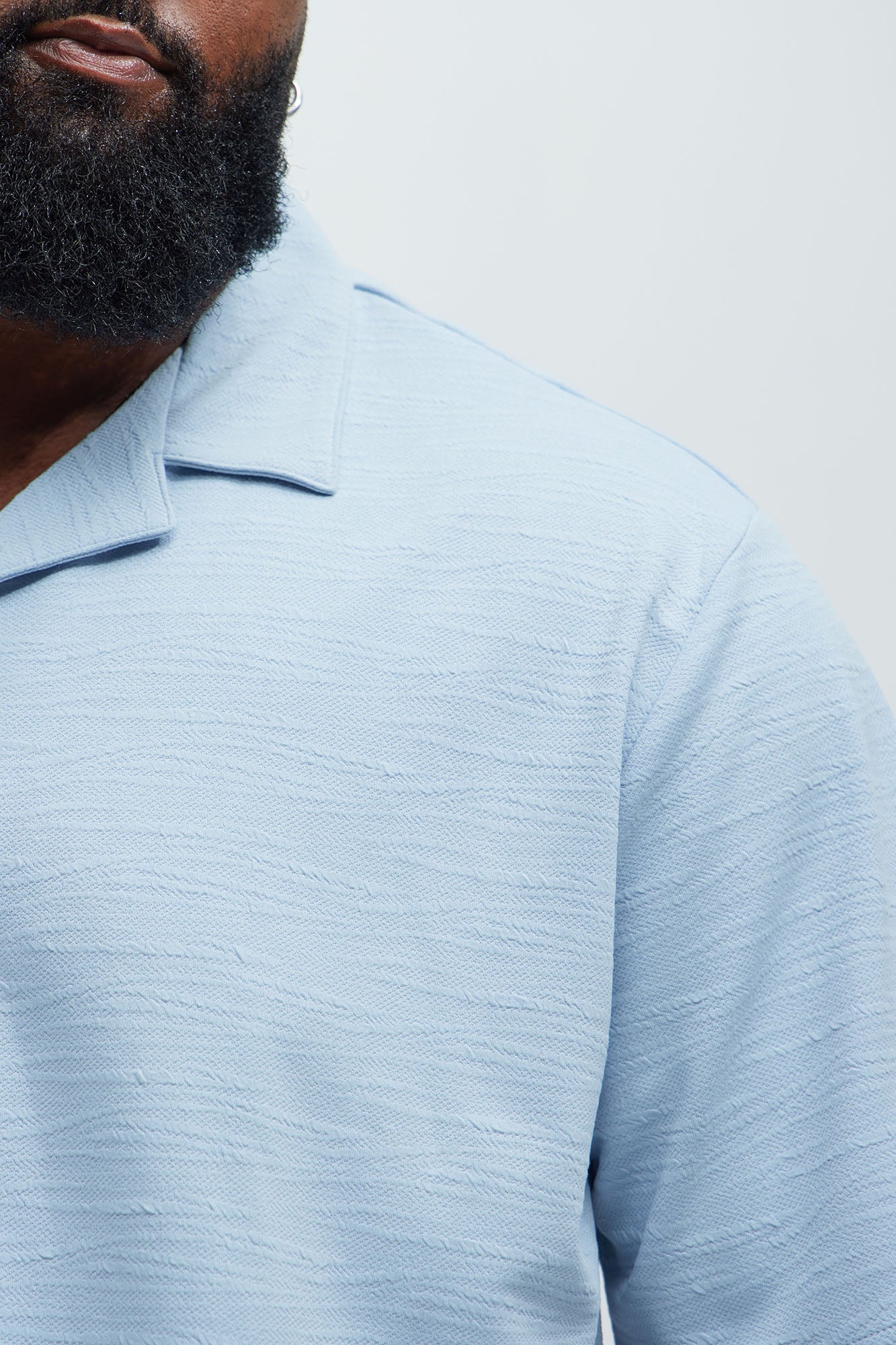 Reid Textured Shirt - Blue