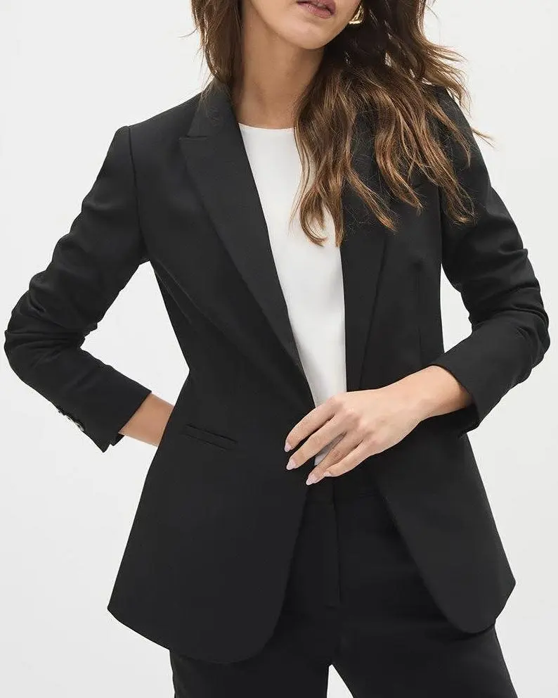 Limitless One-Button Fitted Blazer