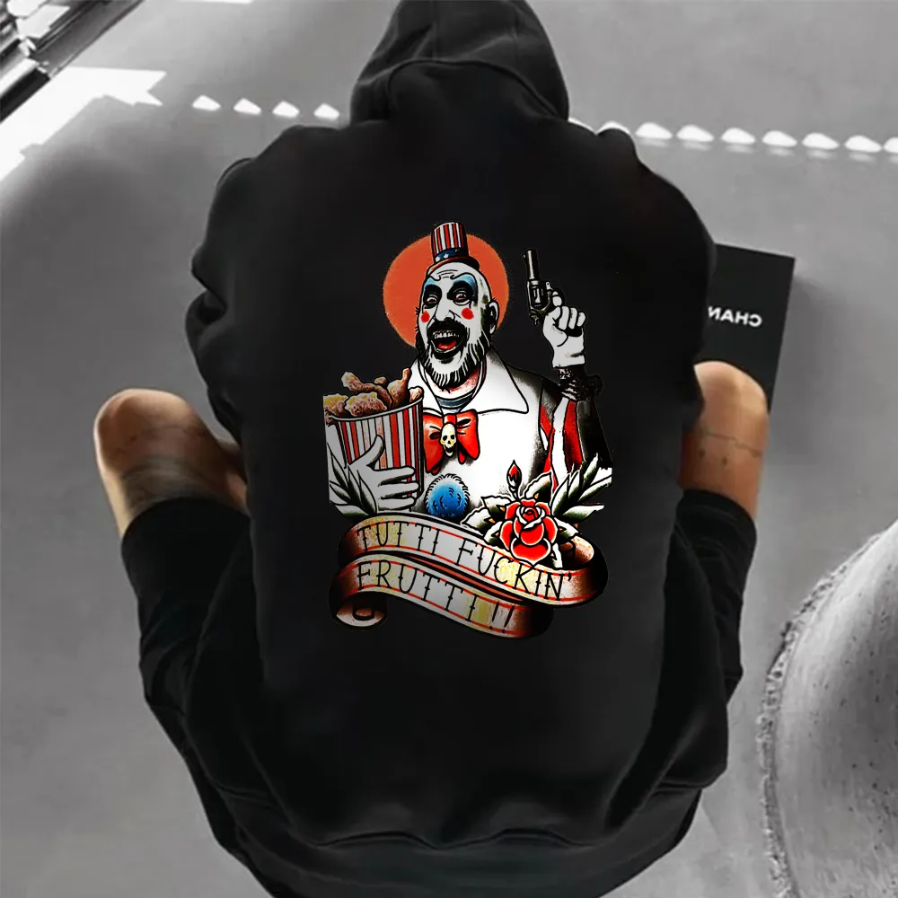 Tutti Fuckin' Frutti Printed Men's Zip-Up Hoodie