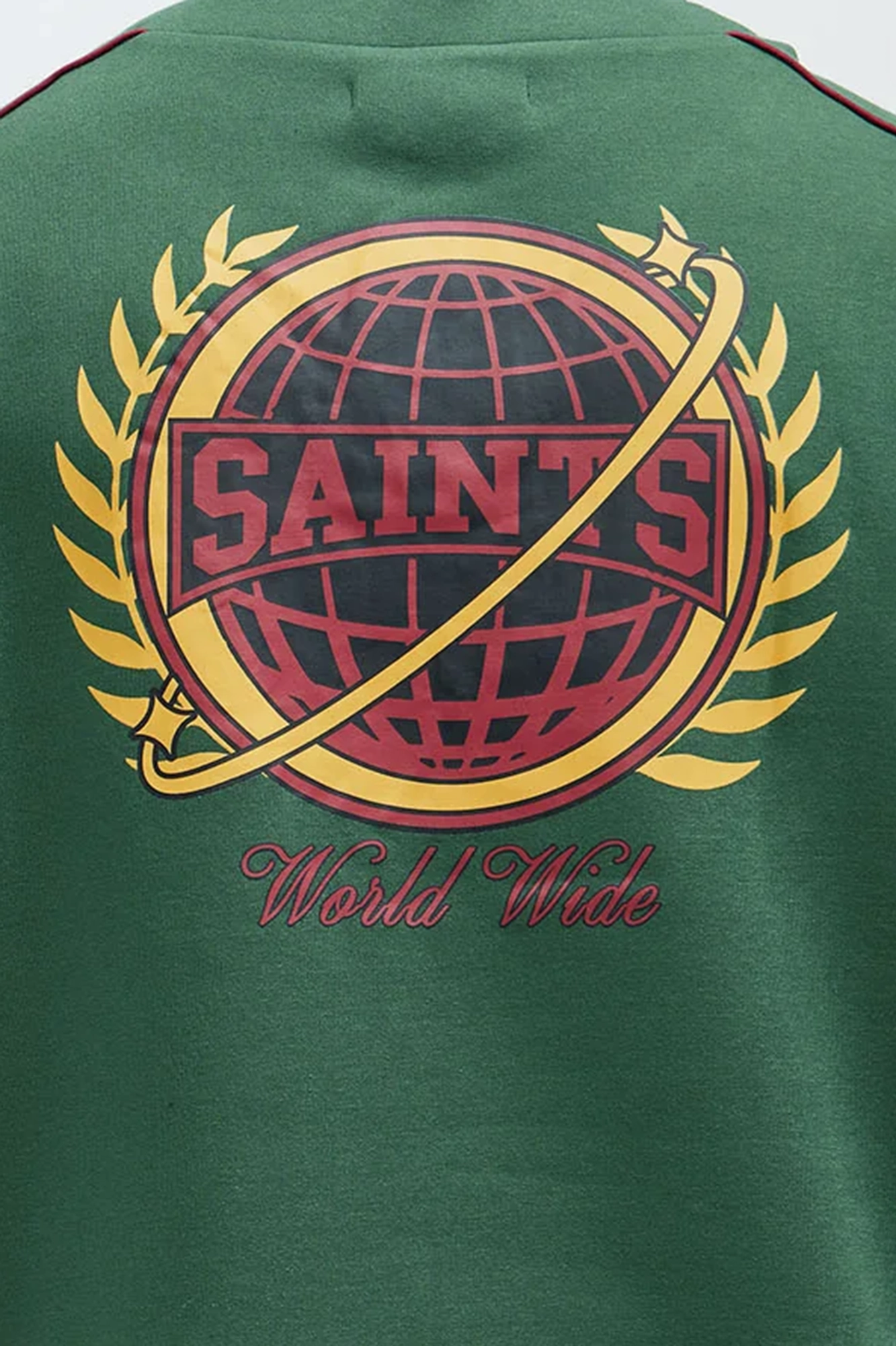 Saint Worldwide Short Sleeve Henley - Green