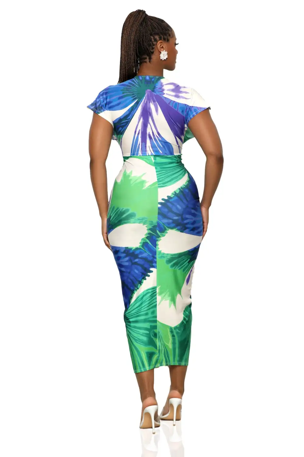 Rainforest Frenzy Dress (Purple Multi)