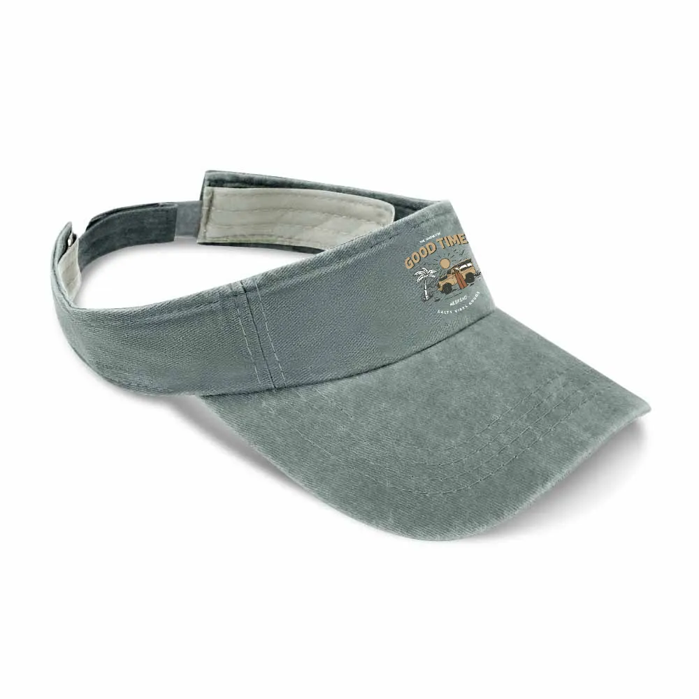 Good Time Weekend Salty Vibes Goods Printed A Leaky Cowboy Hat