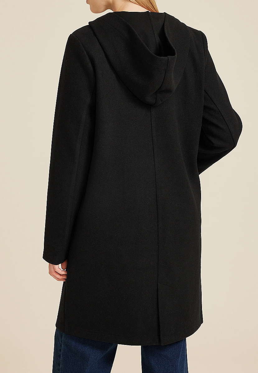 Hooded Dress Coat