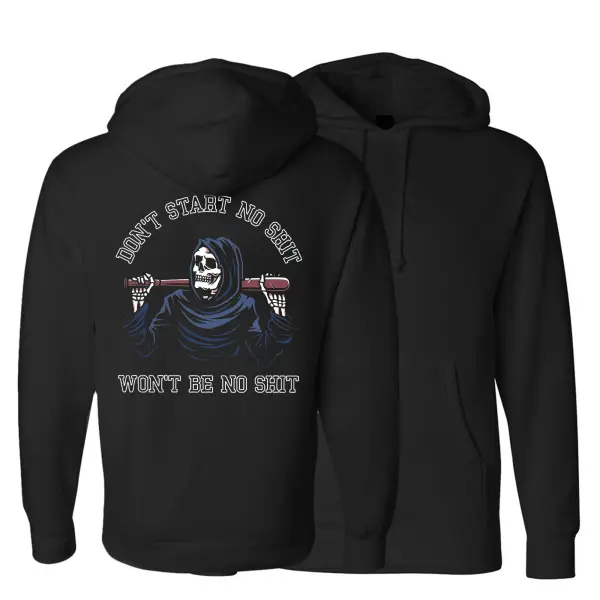 Don't Start No Shit Printed Men's Hoodie