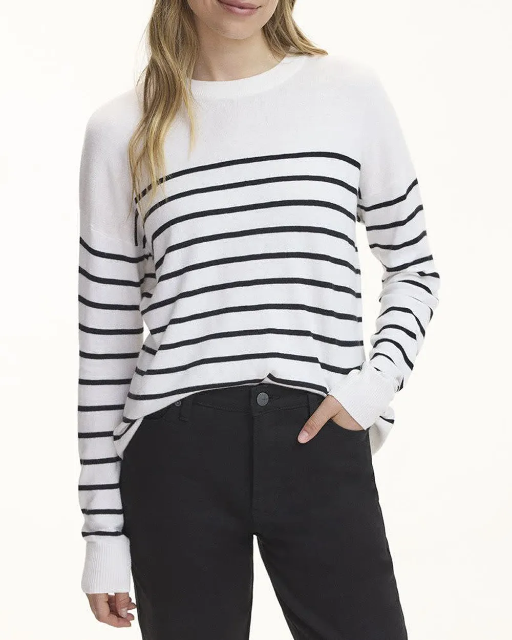 Long-Sleeve Crew-Neck Sweater