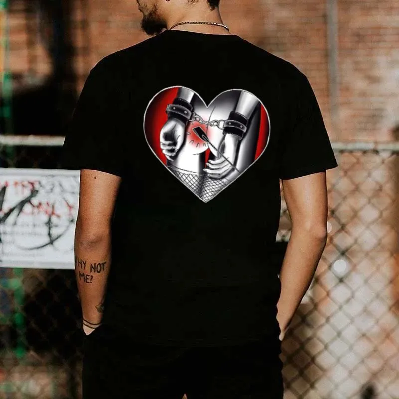 Bondage Game Printed Men's T-shirt