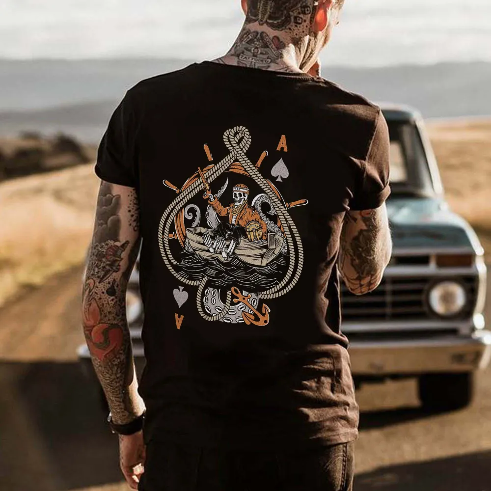Sea Adventure Printed Men's T-shirt