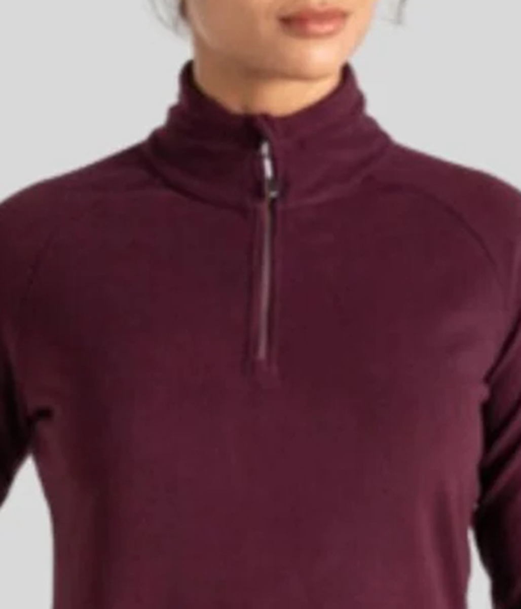 Burgundy Freeform Fleece