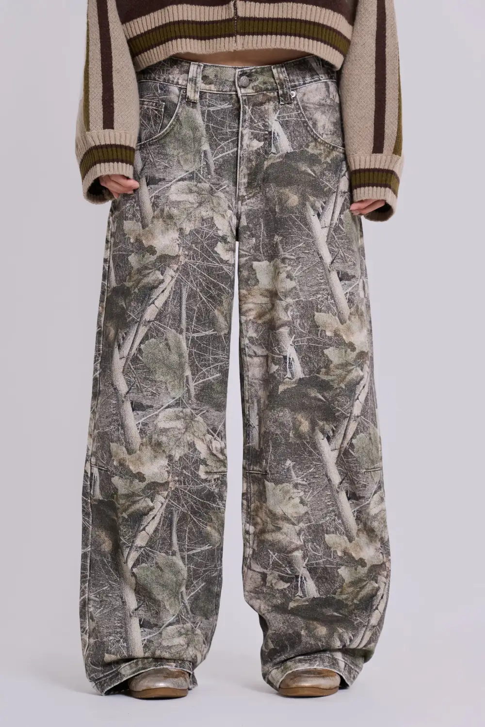 Woodland Camo Colossus Baggy Jeans