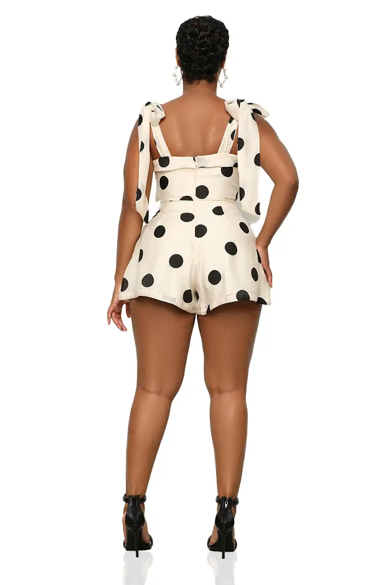 My Favorite Polka Dot Romper