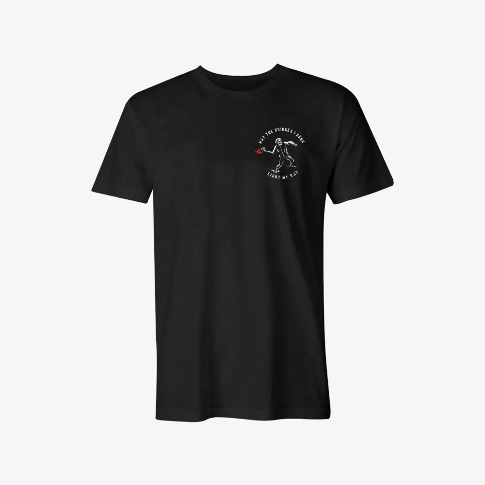 May The Bridges Skull Printed T-Shirt