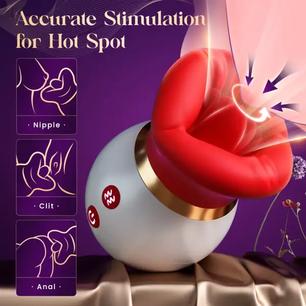 Mouth Tongue Licker: Dual-Action Suction & Vibration for Ultimate Pleasure