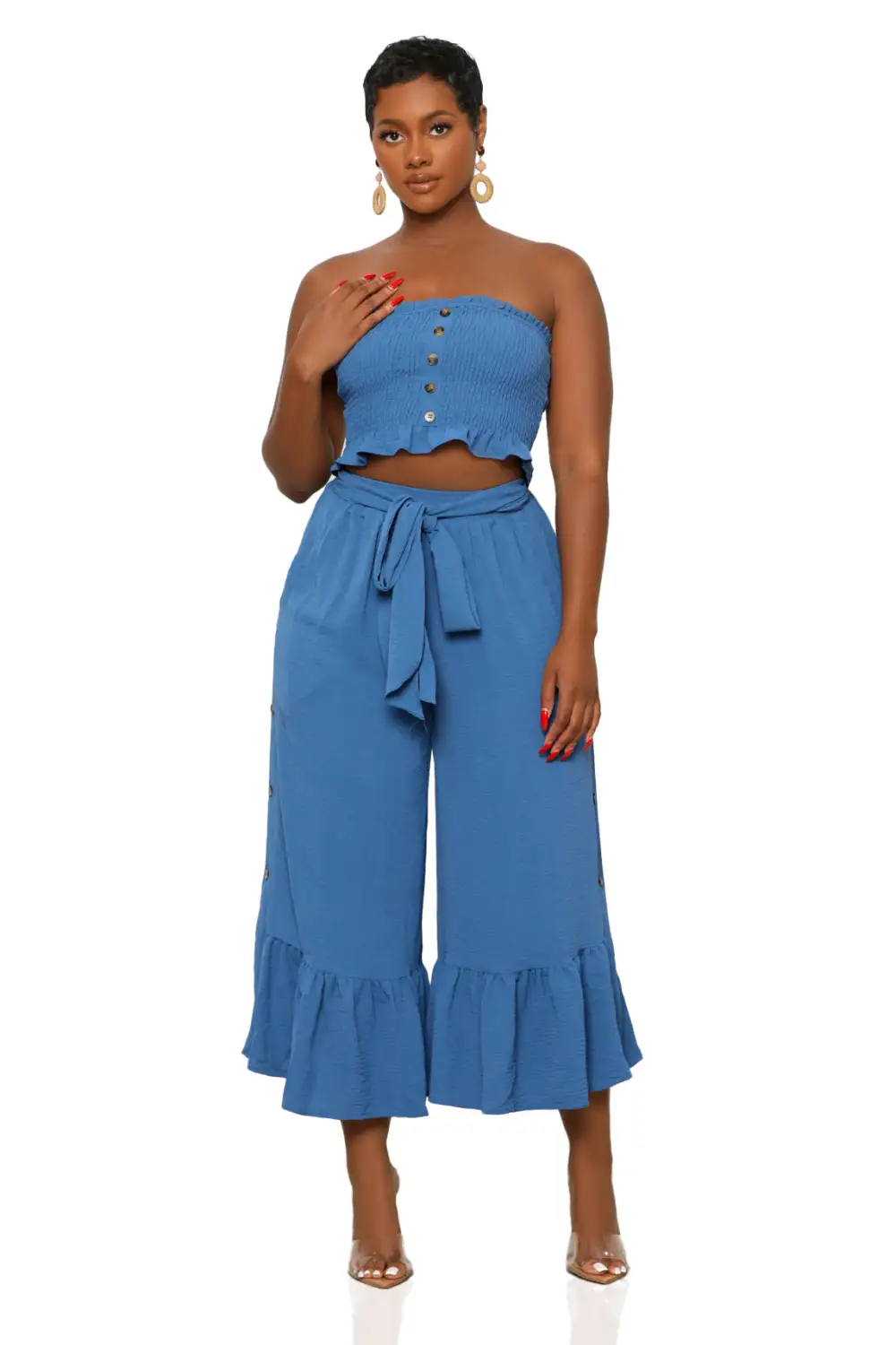 Island Oasis Capri Set (Blue)