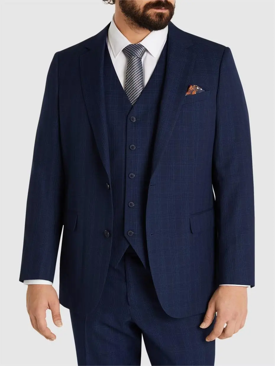 ROYAL SAYLOR CHECK SUIT JACKET