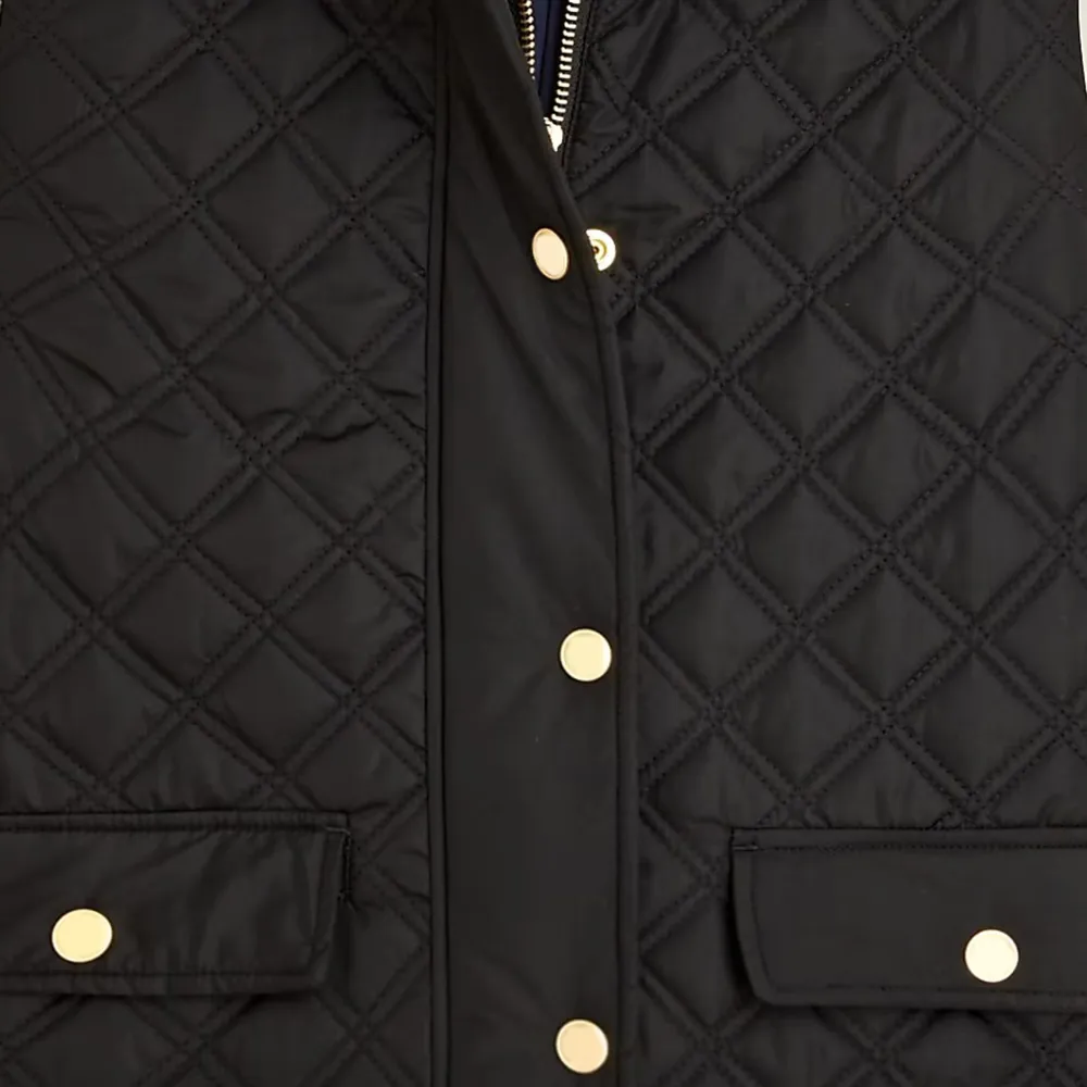 Quilted barn vest