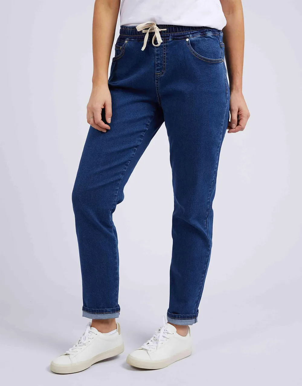 Juliette Jogger Jean - Vintage Blue