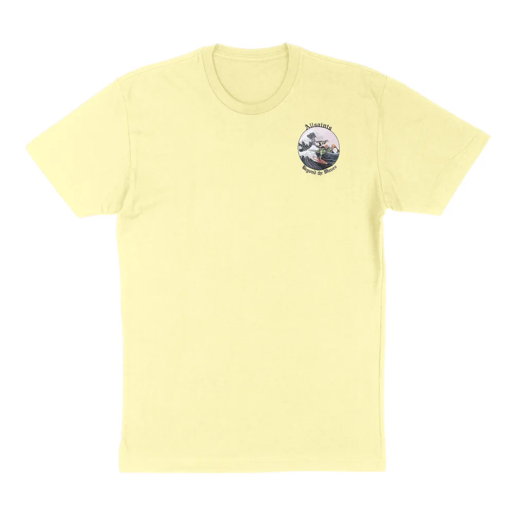 AllSaints Layback T-Shirt With Backprint In White