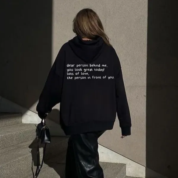 Dear Person Behind Me Women's Hoodie
