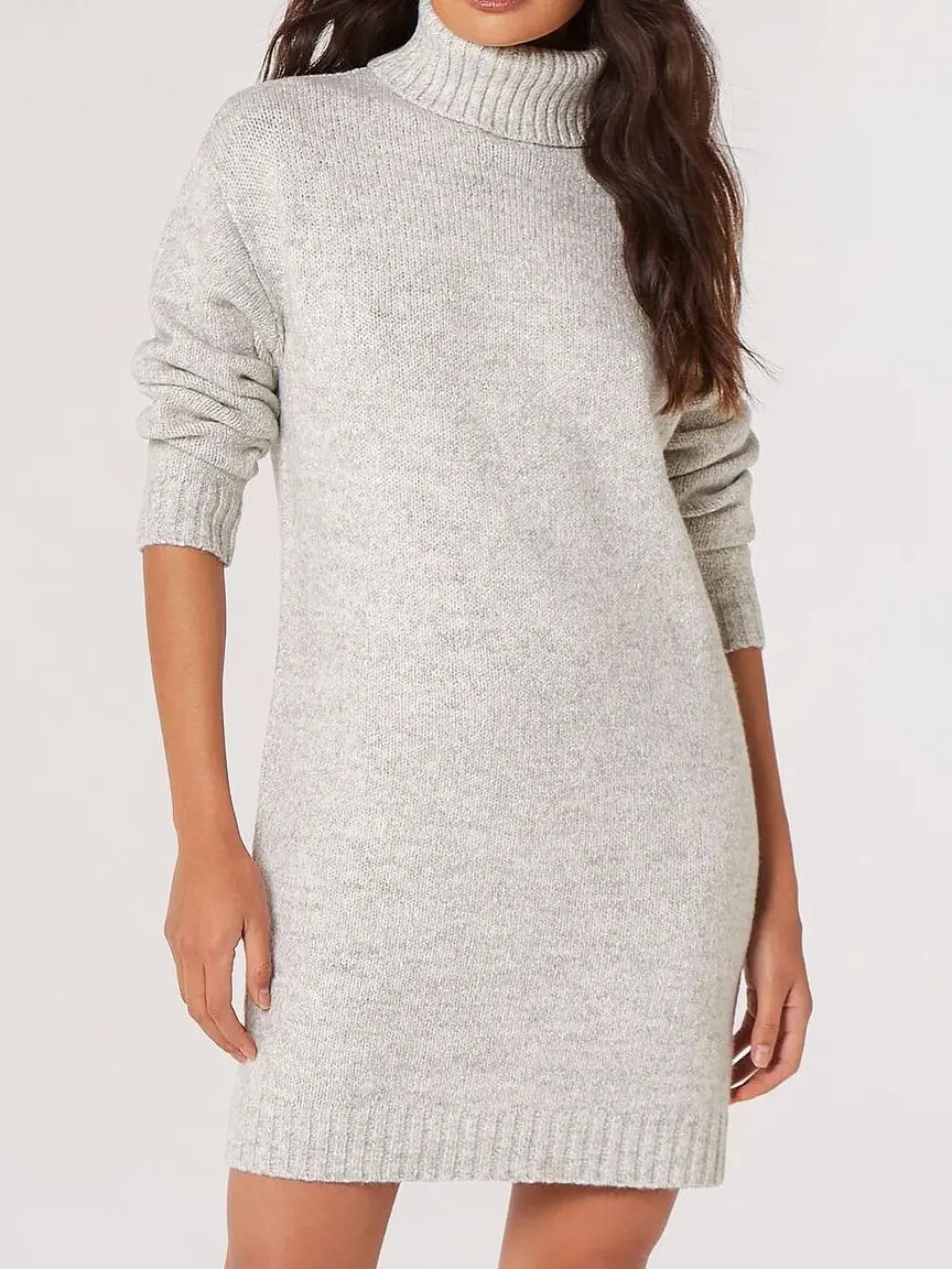 Chunky Knit Jumper Mini Dress