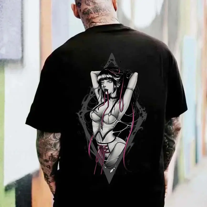 Sexy Girl Printed Men's T-shirt