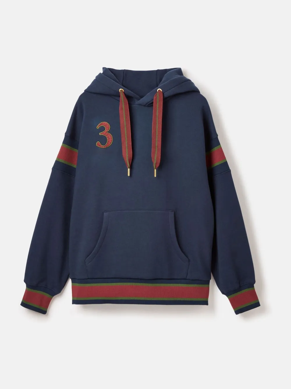 Newham Navy blue Embellished Hoodie