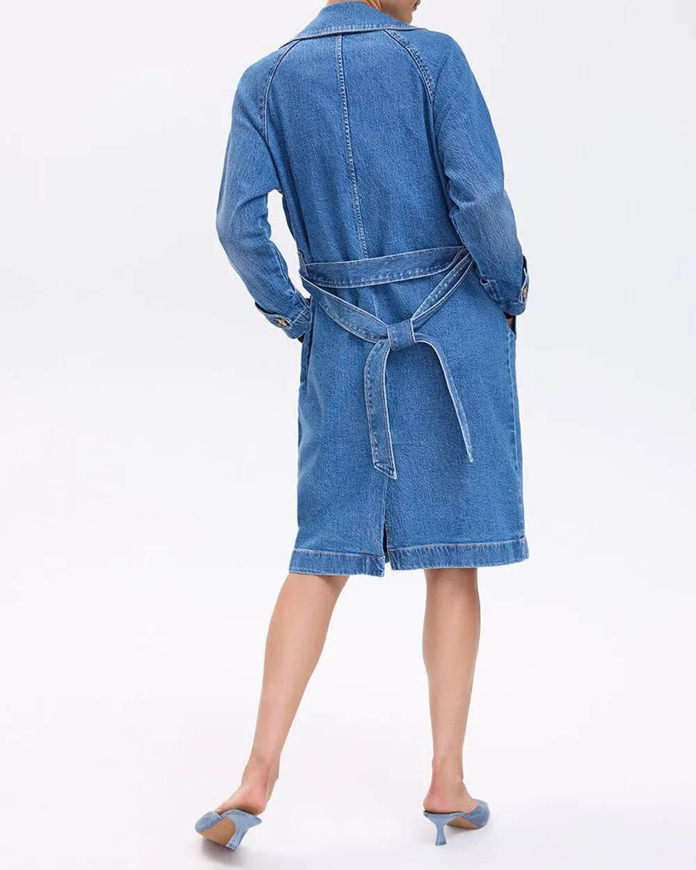 Denim Trench Coat