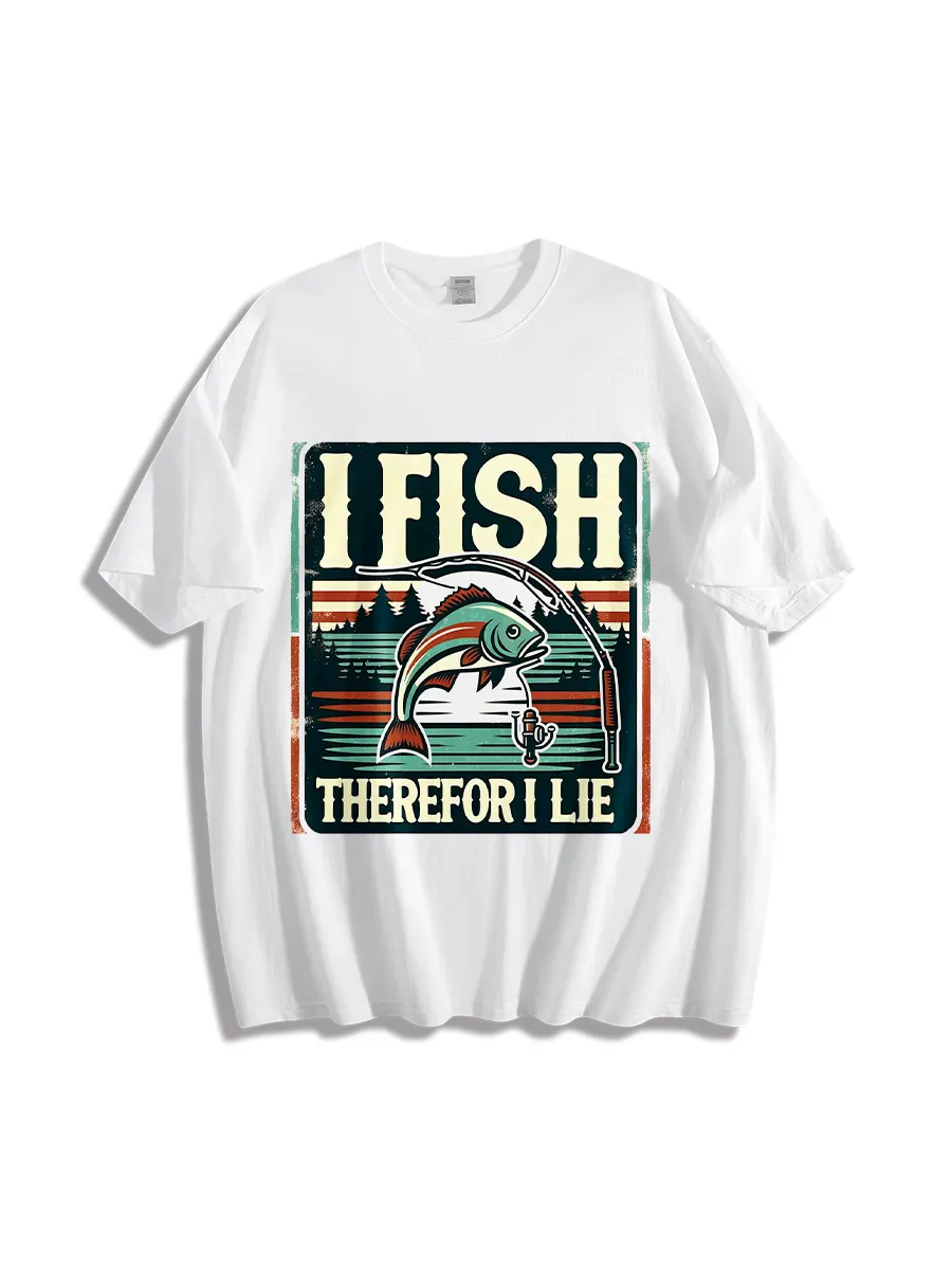 I Fish Therefore I Lie T-Shirt