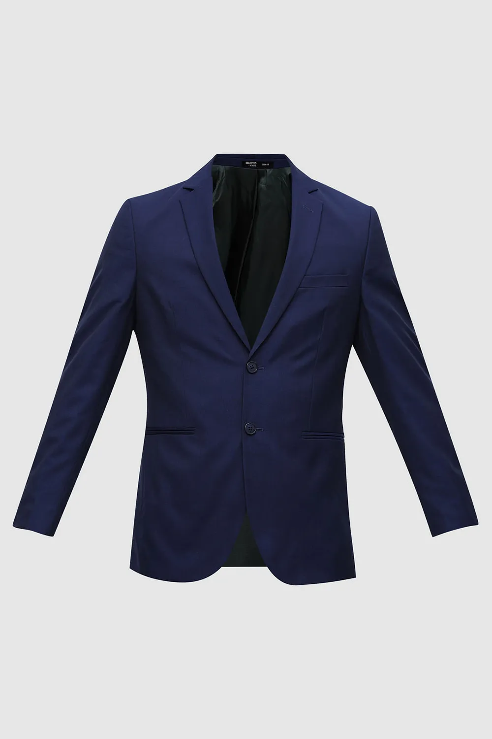 Royal Blue Slim Fit Suit-Set Blazer