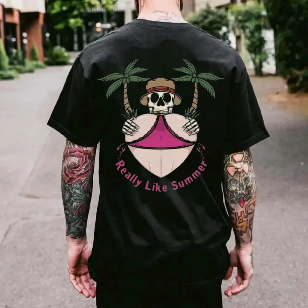 Really Like Summer Printed Men's T-Shirt