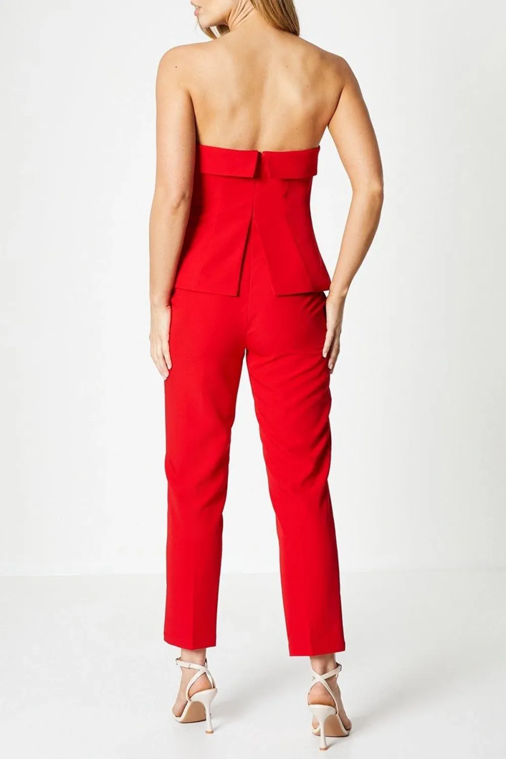 Tailored Bandeau Slim Leg Jumpsuit