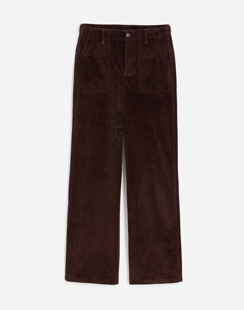 Low-Slung Baggy Utility Pants in Corduroy