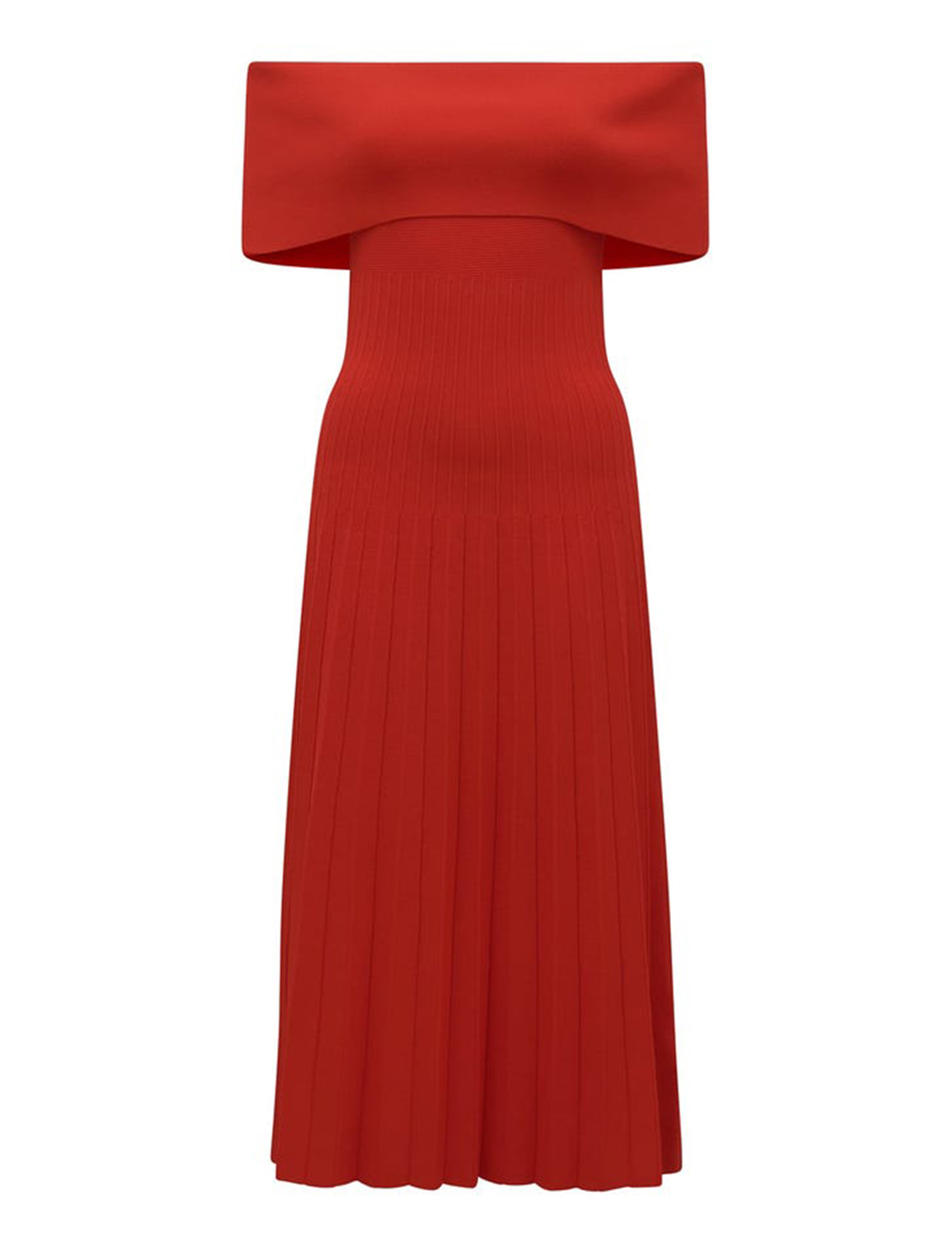 Skye Bardot Knit Midi Dress