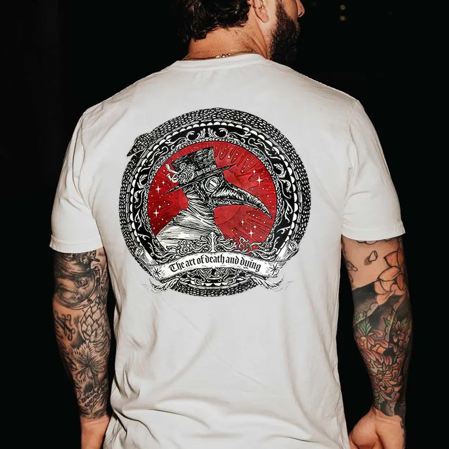 The Art Of Death And Dying Printed Men's T-shirt