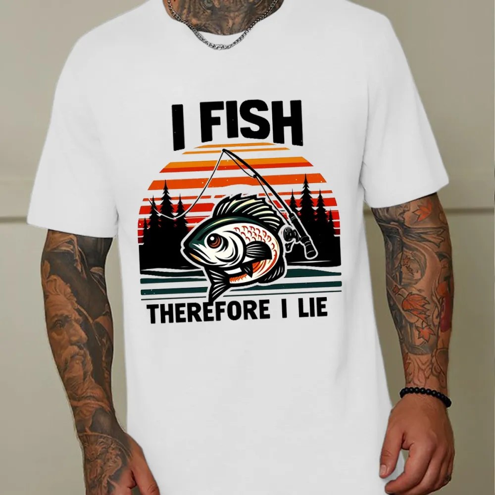 I Fish, Therefore I Lie T-Shirt