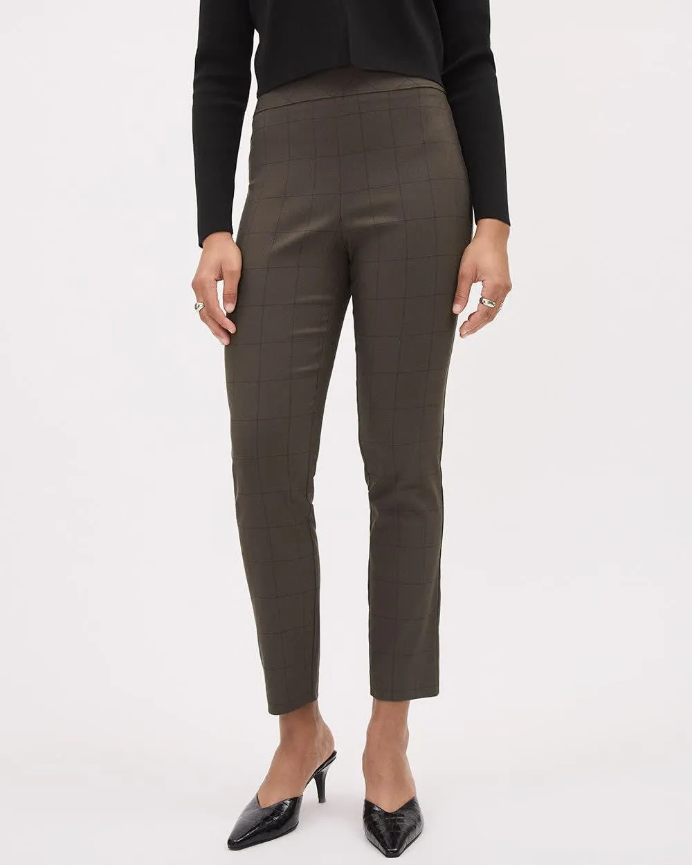 Twill Ankle City Legging Pant